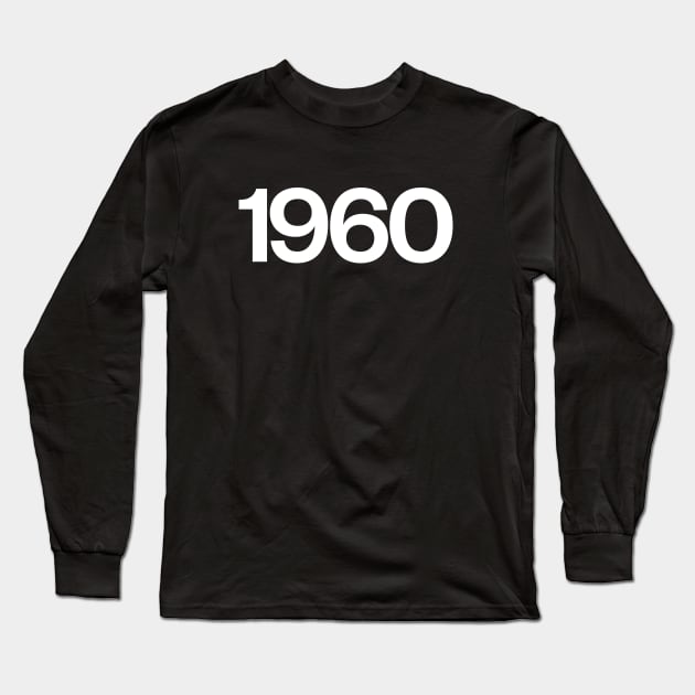 1960 Long Sleeve T-Shirt by Monographis